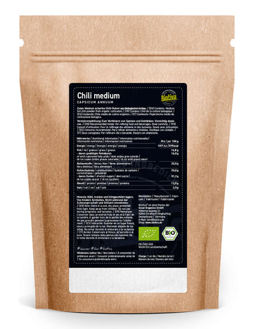 Chili geschrotet, medium Bio 100g